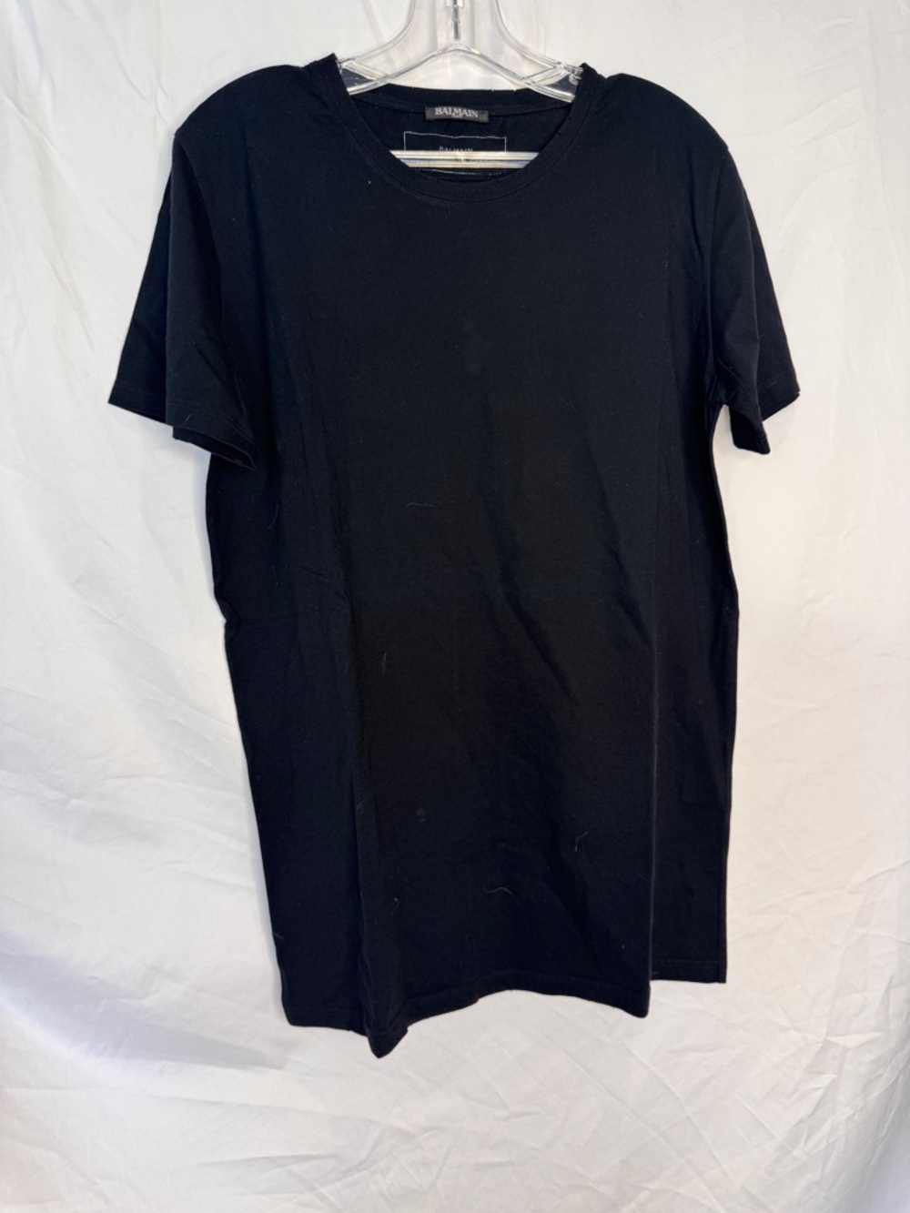 Balmain Men’s Black Crew Neck T-Shirt